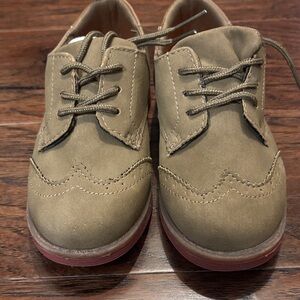 OshKosh B'gosh Tan/Brown Kids Lace-Up Dress Oxfords